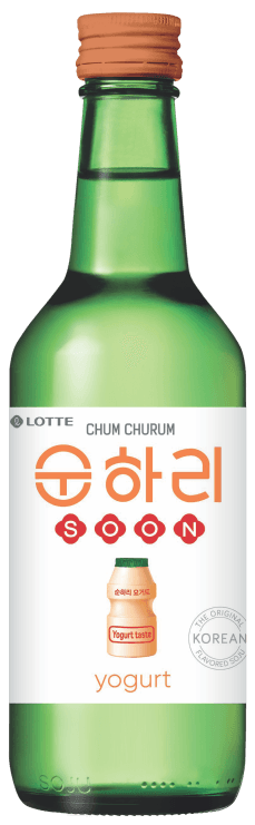 Botella de Soju sabor Yogurt